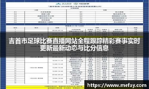吉首市足球比赛直播网站全程跟踪精彩赛事实时更新最新动态与比分信息